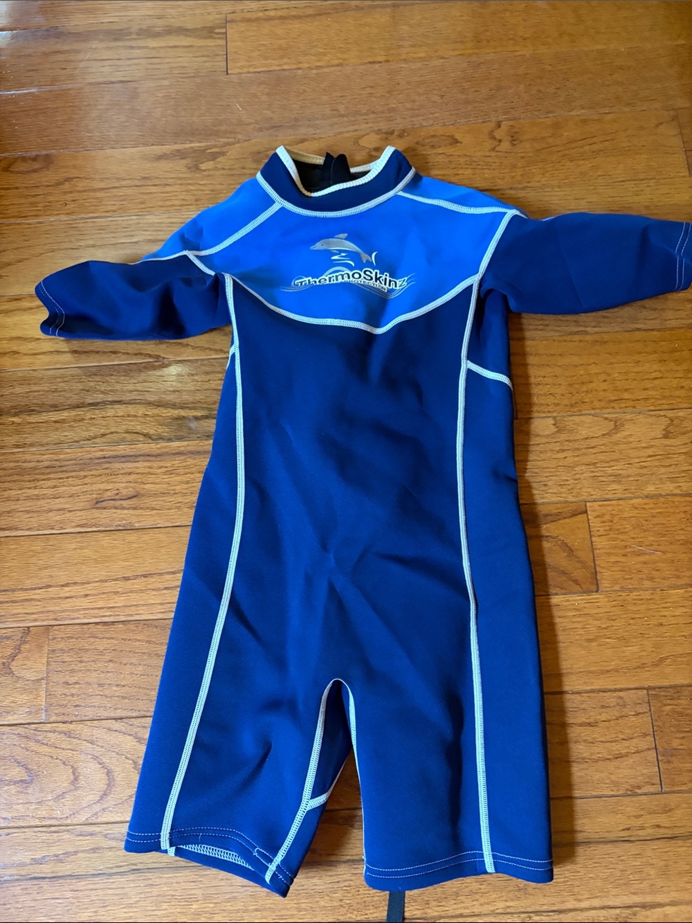 Thermos Kids Blue Short-Sleeve Swim Rashguard Suit